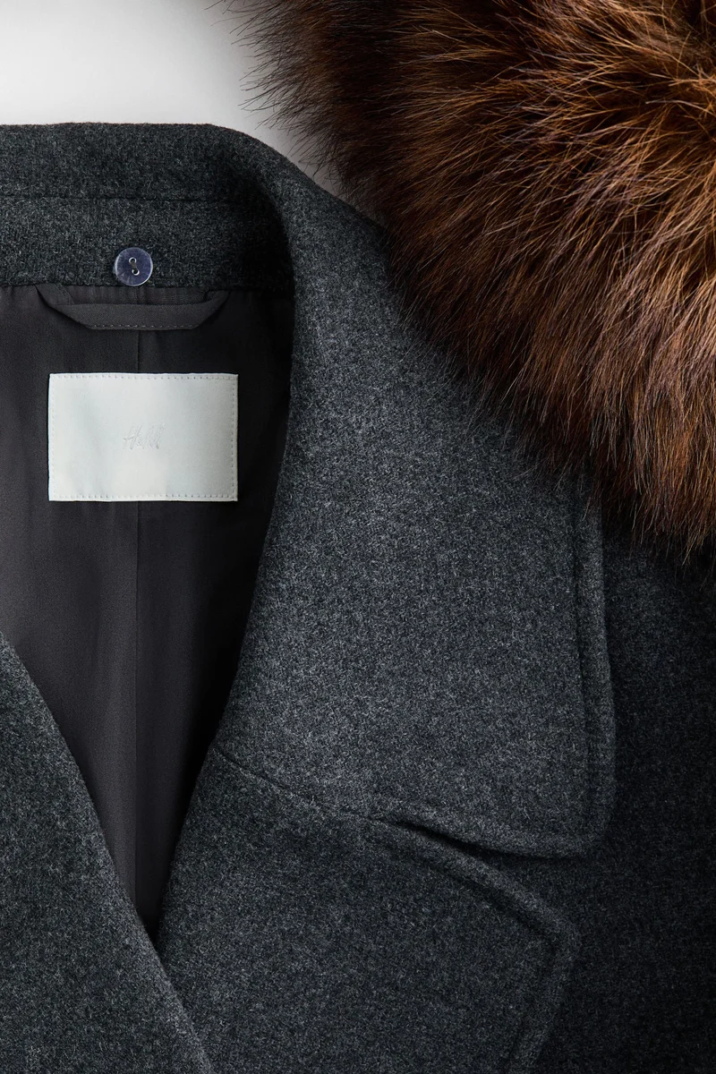 H&M Double-breasted coat